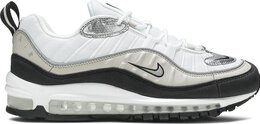 Nike: Серебристые кроссовки  Air Max 98