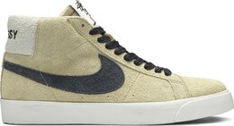 Nike: Серые кроссовки  Blazer Mid