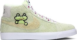 Nike: Зелёные кроссовки  Blazer Mid