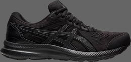 Asics: Чёрные кроссовки  Gel-Contend 8