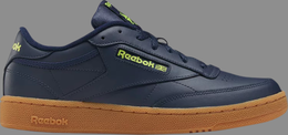 Reebok: Синие кроссовки  Club C 85