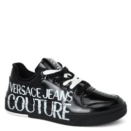 Versace Jeans Couture: Чёрные кеды 