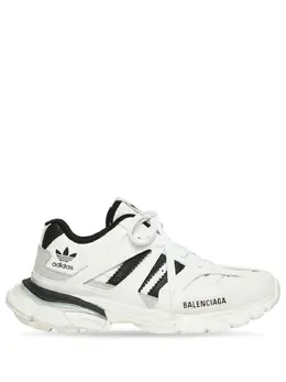 Balenciaga: Белые кроссовки Track