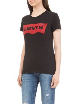 Levi's: Чёрная футболка  The Perfect Tee