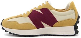 New Balance: Бежевые кроссовки  327