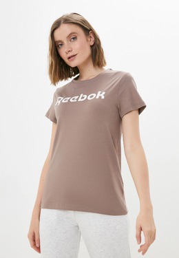 Reebok: Коричневая футболка 