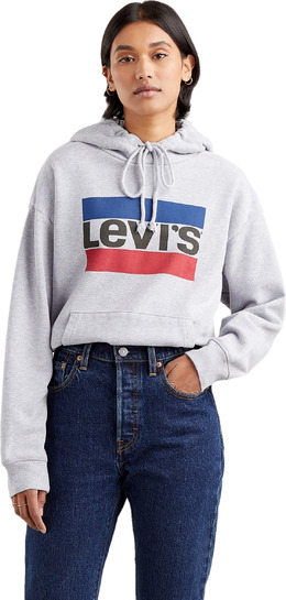 Levi's: Серая толстовка