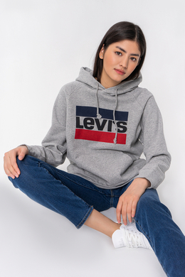 Levi's: Серая толстовка 