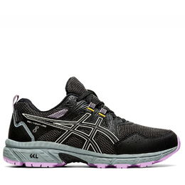 Asics: Чёрные кроссовки 