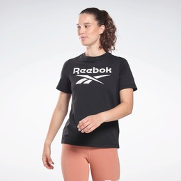 Reebok: Чёрная футболка 