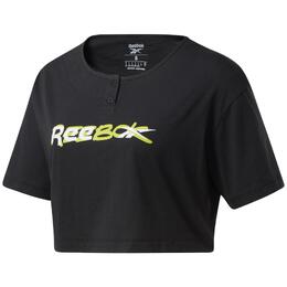 Reebok: Чёрная футболка 