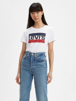 Levi's: Белая футболка  The Perfect Tee