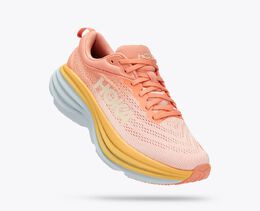 Hoka: Розовые кроссовки