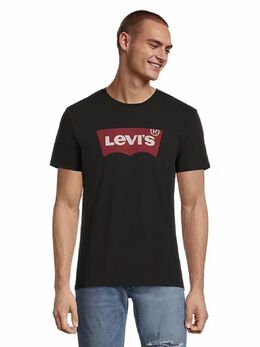 Levi's: Чёрная футболка