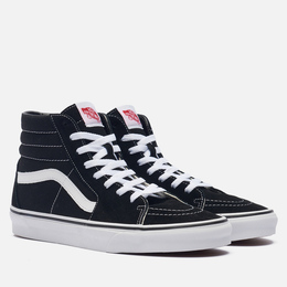 Vans: Чёрные кеды  Sk8-Hi