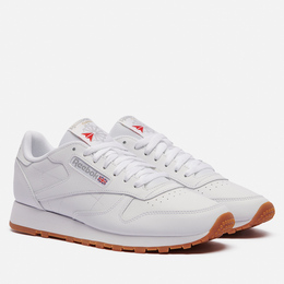 Reebok: Белые кроссовки  Classic Leather