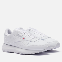 Reebok: Белые кроссовки Classic Leather