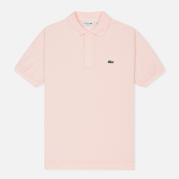 Lacoste: Розовое поло 