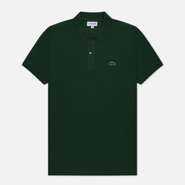 Lacoste: Зелёное поло 