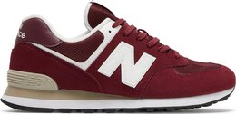 New Balance: Красные кроссовки  574