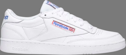 Reebok: Белые кроссовки  Club C 85