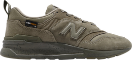 New Balance: Зелёные кроссовки  997