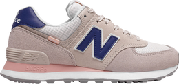 New Balance: Фиолетовые кроссовки  574