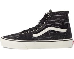 Vans: Чёрные кроссовки SK8-Hi Tapered