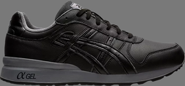Asics: Чёрные кроссовки 