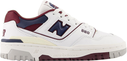 New Balance: Белые кроссовки  550