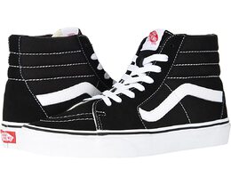 Vans: Чёрные кроссовки  Sk8-Hi