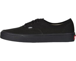 Vans: Чёрные кроссовки  Authentic