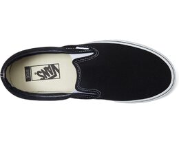 Vans: Чёрные кроссовки  Classic Slip On