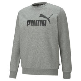 PUMA: Серая толстовка  Essentials