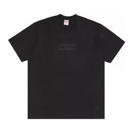 Supreme: Чёрная футболка  Box Logo