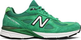 New Balance: Зелёные кроссовки 