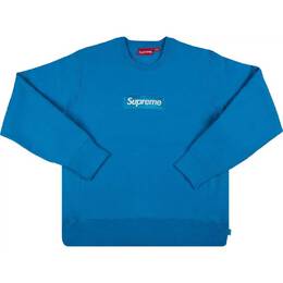 Supreme: Синий свитшот  Box Logo