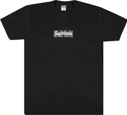 Supreme: Чёрная футболка  Box Logo