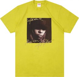 Supreme: Жёлтая футболка  Mary J Blige