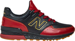 New Balance: Чёрные кроссовки  574