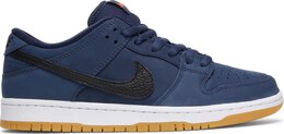 Nike: Синие кроссовки  Dunk Low Pro