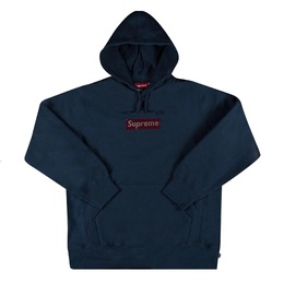 Supreme: Синяя толстовка  Box Logo