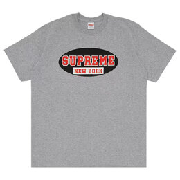 Supreme: Серая футболка 