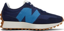 New Balance: Синие кроссовки  327