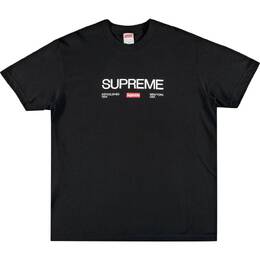 Supreme: Чёрная футболка  Est 1994