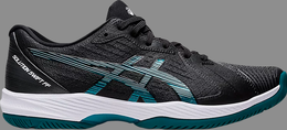 Asics: Чёрные кроссовки 