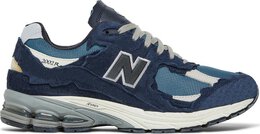 New Balance: Тёмные кроссовки  2002R