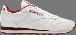 Reebok: Бордовые кроссовки  Classic Leather