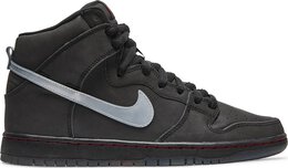 Nike: Чёрные кроссовки  Dunk High Premium SB