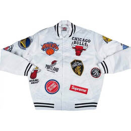 Supreme x Nike x NBA teams jacket Black SU3930 lpn5974756